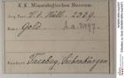 Etiketten zu Gold (NHMW-MIN-Aa2497)